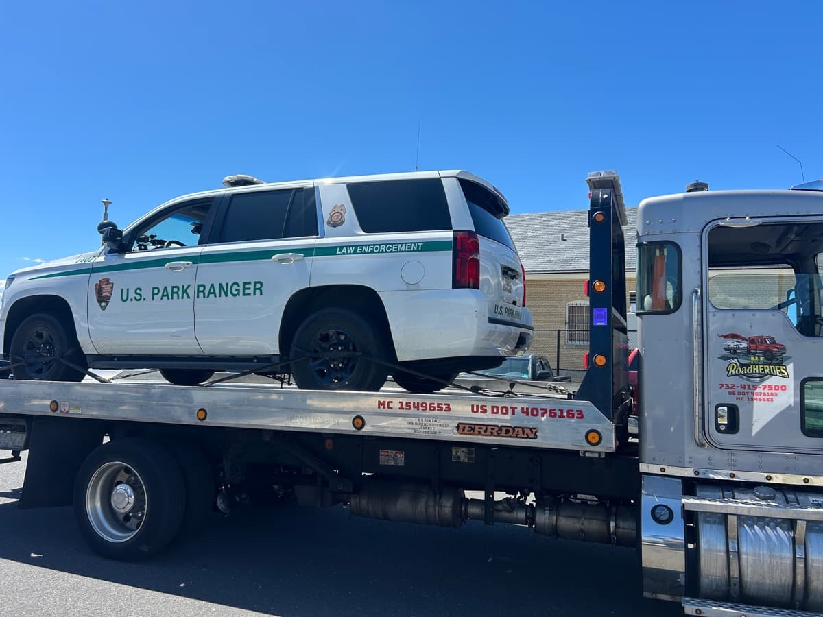 Road Heroes tow truck servicing Central New Jersey
